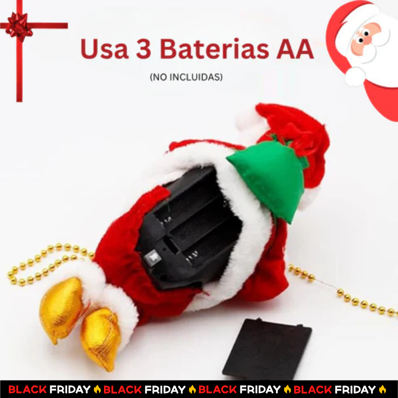 Mini Papa Noel Escalador - ¡El adorno más adorable de esta temporada!