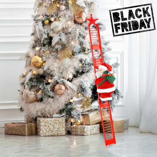 Papá Noel Escalador Musical ¡La decoración más adorable de esta Navidad!