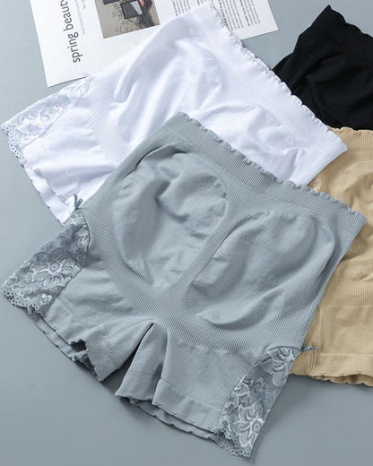 Pantalones de seguridad de encaje Las mujeres usan polainas