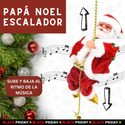 Mini Papa Noel Escalador - ¡El adorno más adorable de esta temporada!
