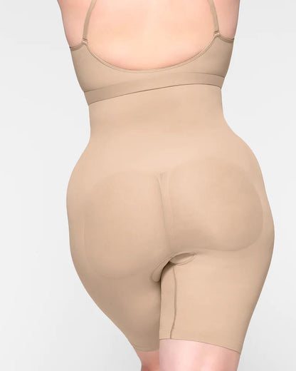 Pantalones cortos sin costuras con cintura alta que levantan la cadera