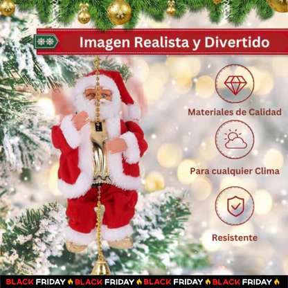 Mini Papa Noel Escalador - ¡El adorno más adorable de esta temporada!
