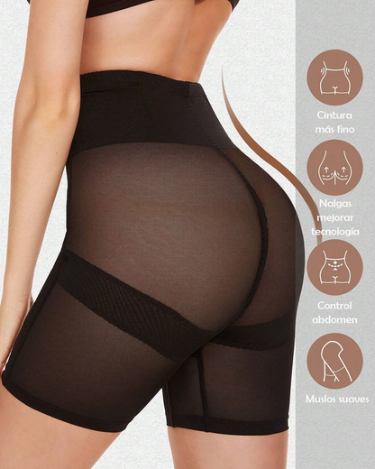 Pantalones cortos moldeadores de abdomen y cintura alta