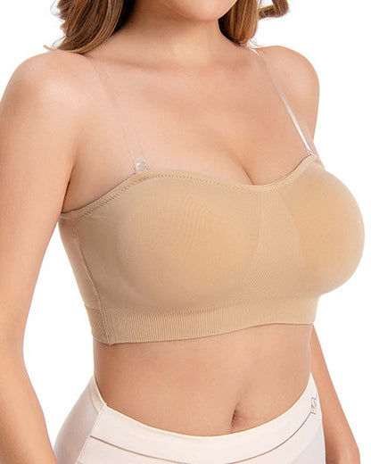 Espalda con hombros descubiertos y sin envoltura de alambre