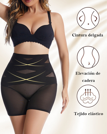 Pantalones cortos moldeadores de abdomen y cintura alta