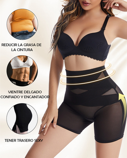 Pantalones cortos moldeadores de abdomen y cintura alta