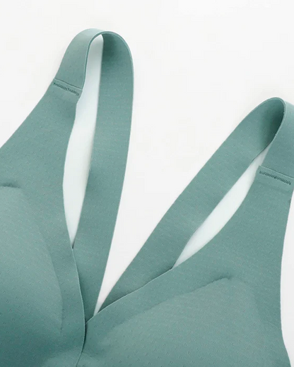 Sujetador push up para mujer Push Up Cobertura completa Cuello en V Halter sexy