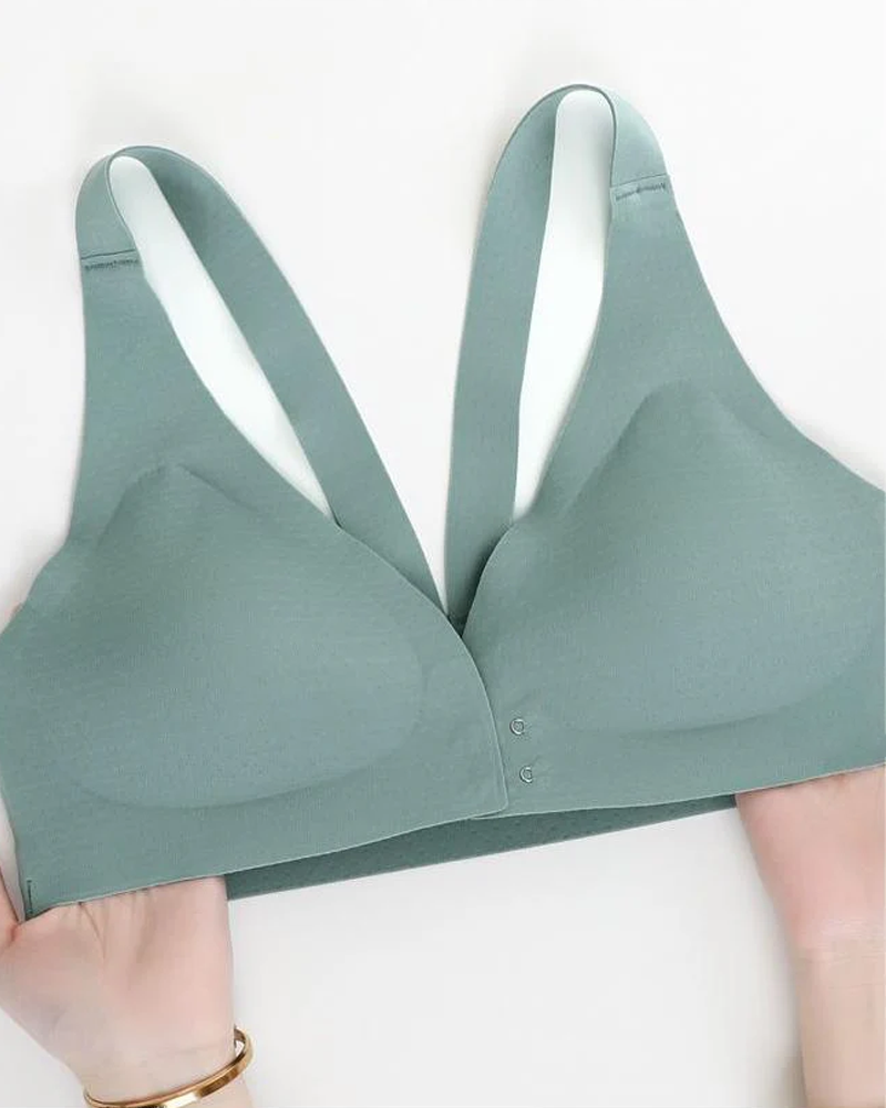 Sujetador push up para mujer Push Up Cobertura completa Cuello en V Halter sexy